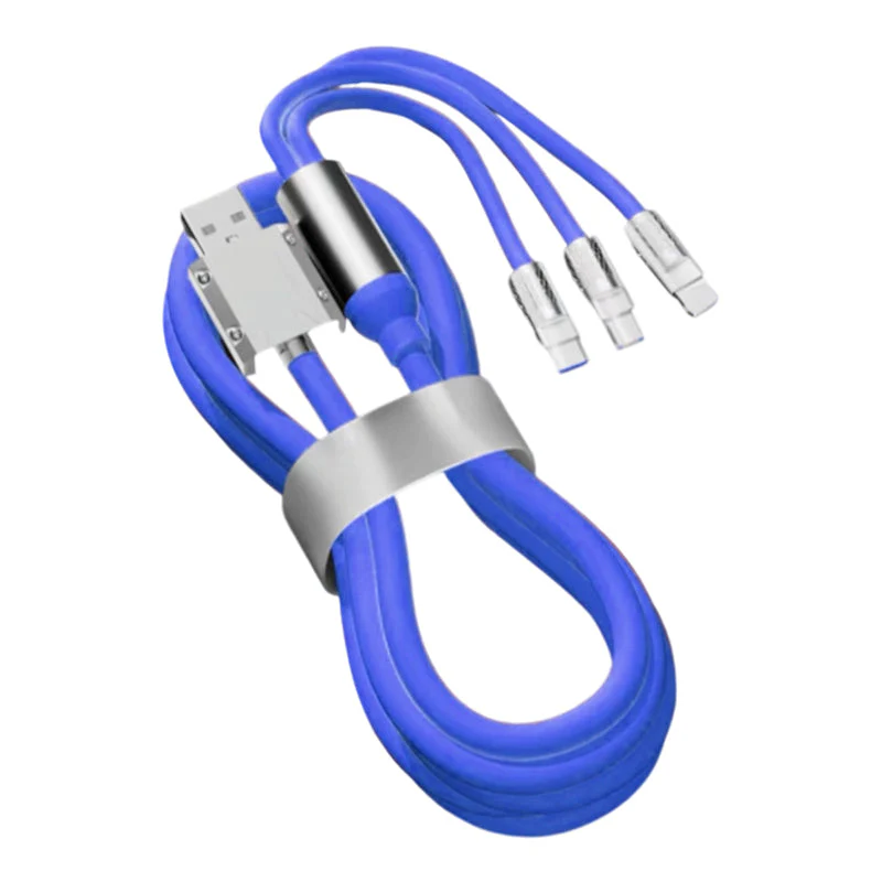 120W 3-in-1 Fast Charging Cable with Digital Display