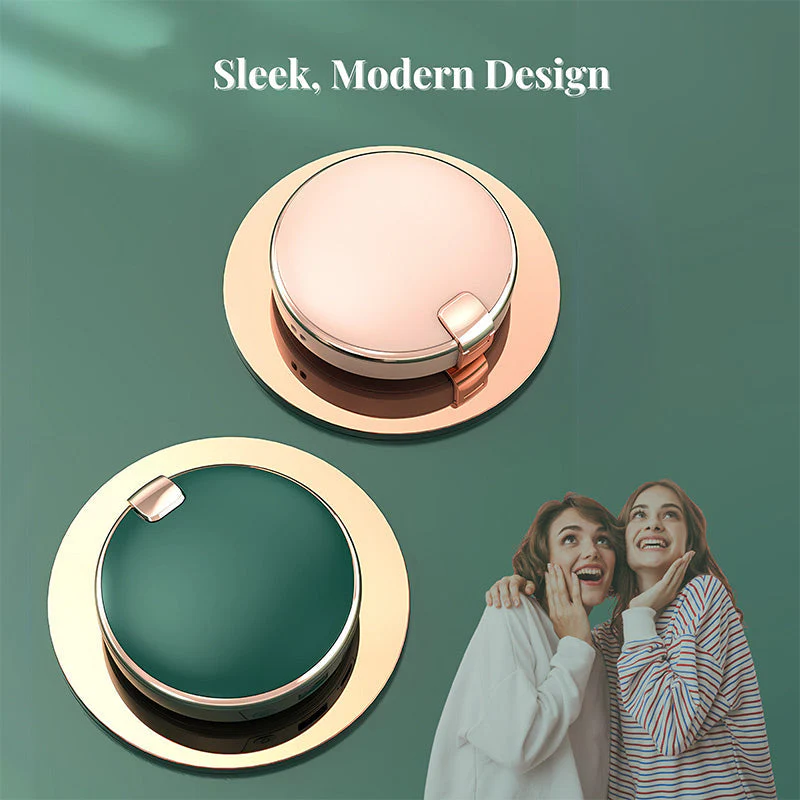 ✨【3-in-1 Portable Power Bank LED Mirror Hand Warmer】✨