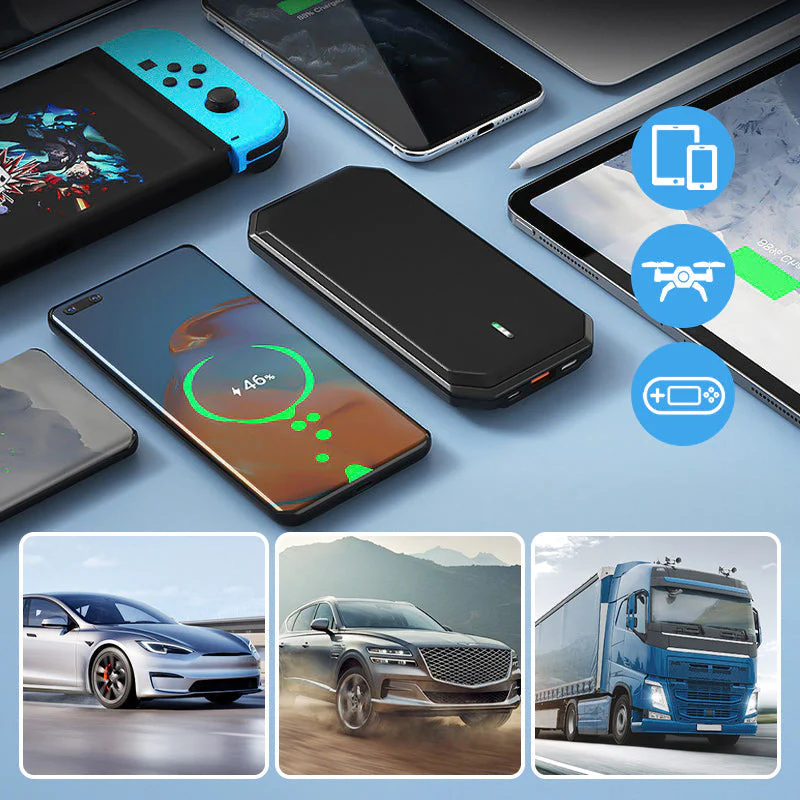 Multifuntional Bluetooth Retractable 120W Fast Car Charger