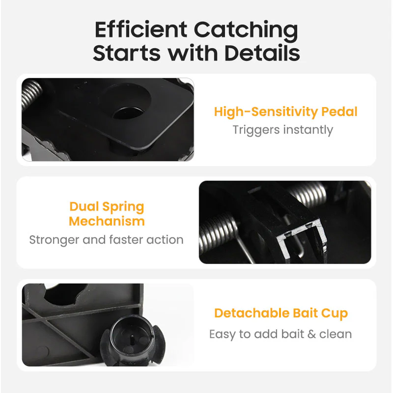 Reusable Mousetrap with High Sensitive Trigger