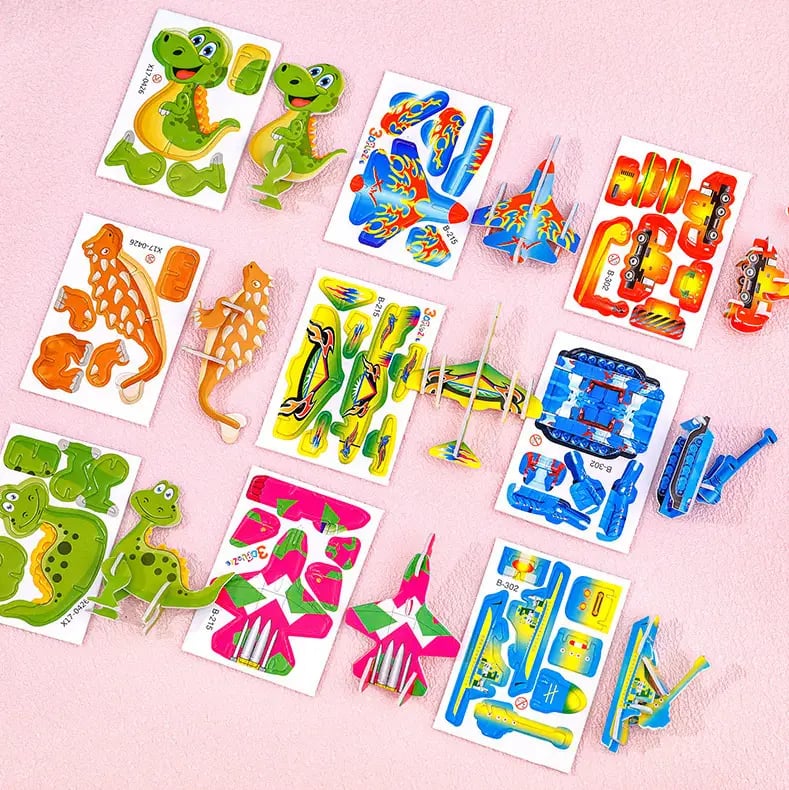 ✨【25PCS Kids 3D Cartoon Puzzle 】✨