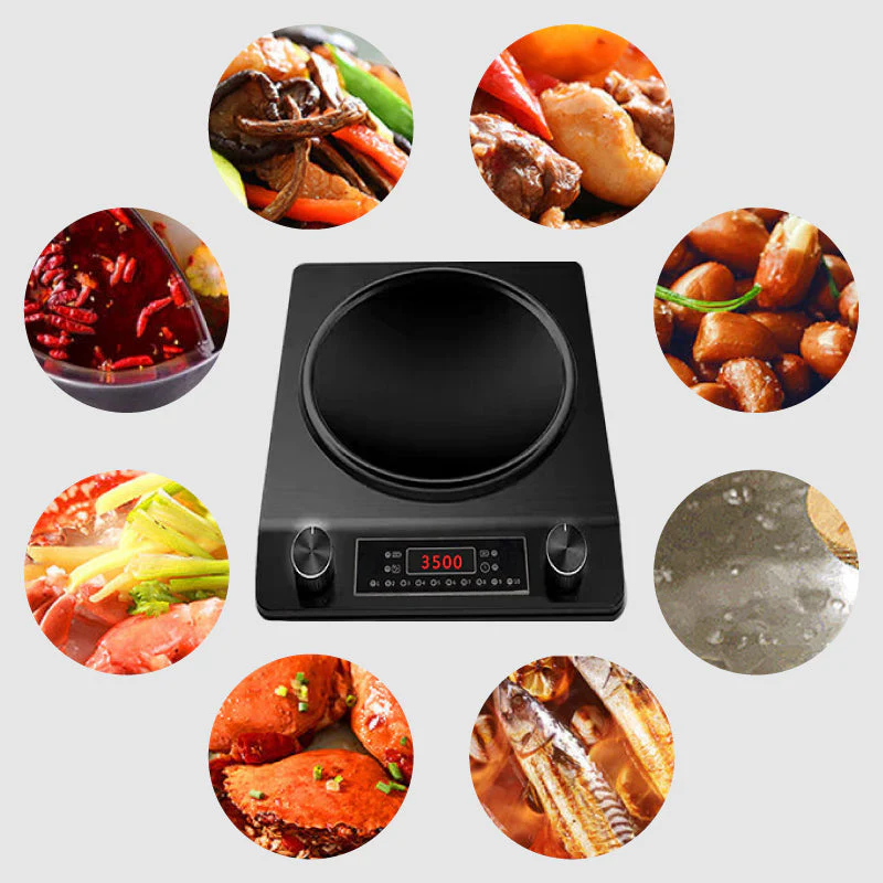⚡Limited-time offer of 50% off - 3500-watt induction hob, 10 temperature settings