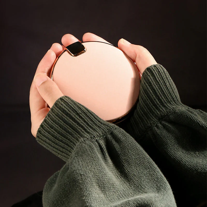✨【3-in-1 Portable Power Bank LED Mirror Hand Warmer】✨