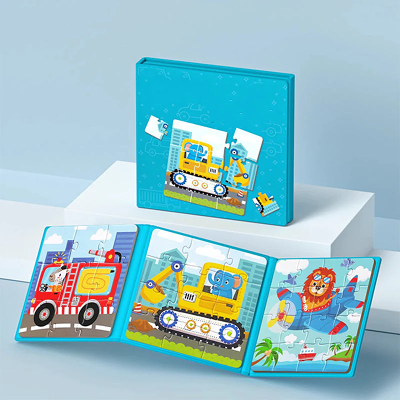 Children's Magnetic Puzzle Book