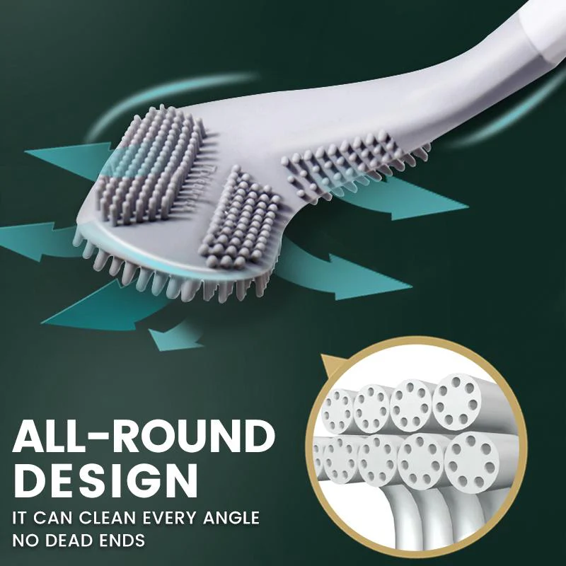 ✨【Wall-Mounted Triangular TPR Toilet Brush】✨