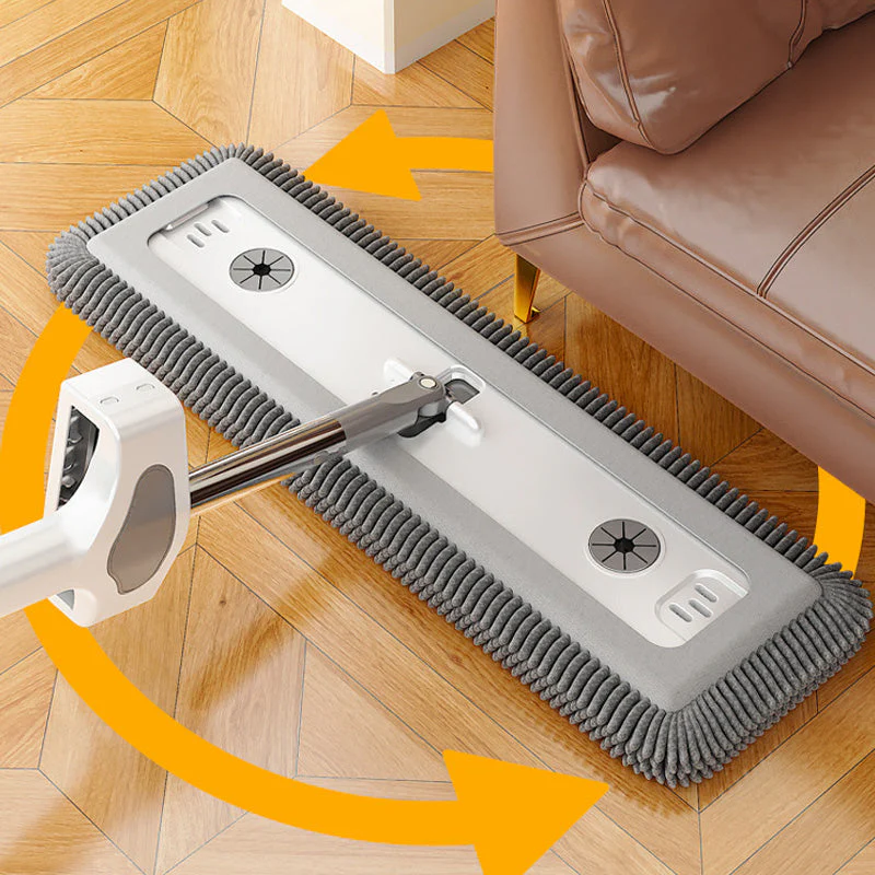 Hands-Free Self-Wringing Mop - Spin Dry Without Touting Dirty Water