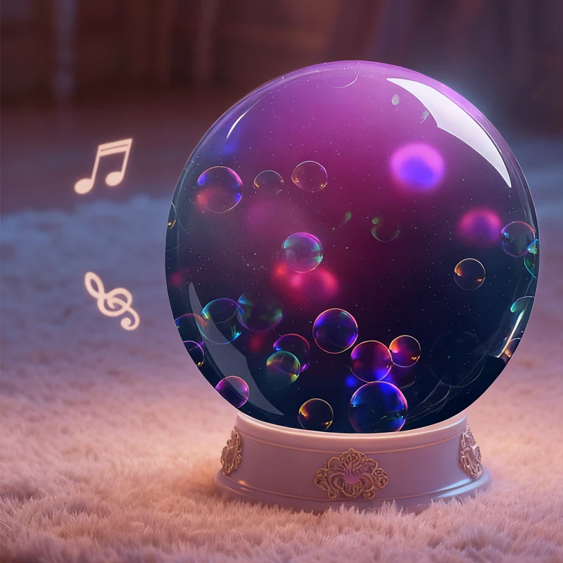 ✨【3D Audio-Visual Video Crystal Ball - Memory & Gift Essential】✨