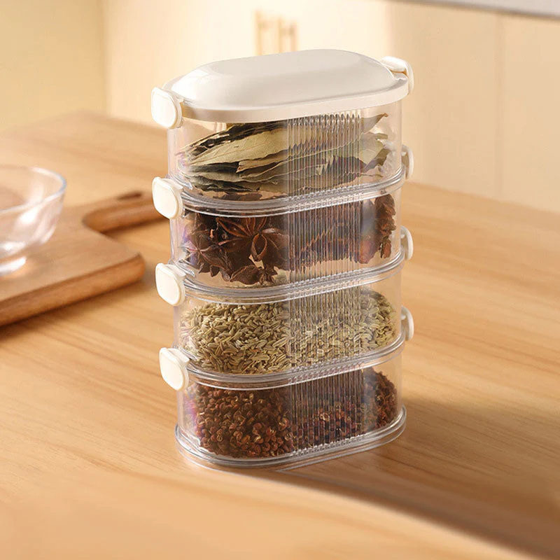 Multilayer Seasoning Storage Box