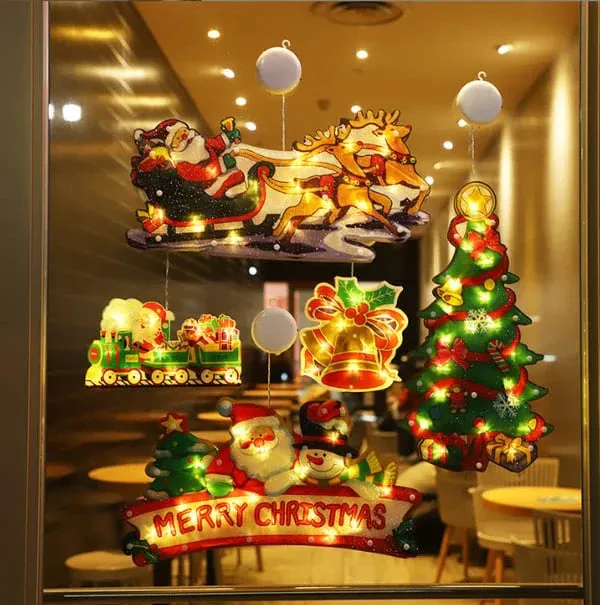 🎅Early Christmas Sale🎄Christmas Window Hanging Lights