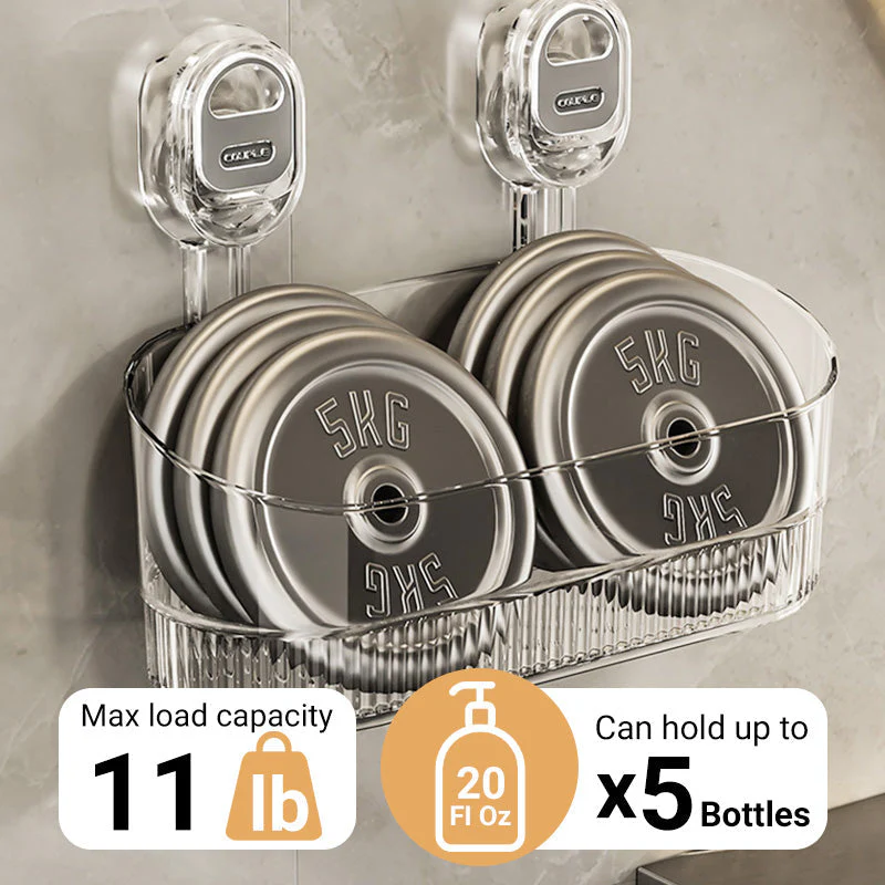 🔥New Upgrade 🍃Hot Sale 50% Off🔥Suction Cup Storage Rack with Drain Hole【Factory direct sales】