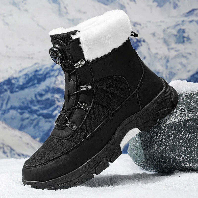 👢 Men’s Cozy Boots with Soft Faux Fur Lining - Water-Resistant & Thermal Insulated for Extreme Cold Weather ❄️🛡️