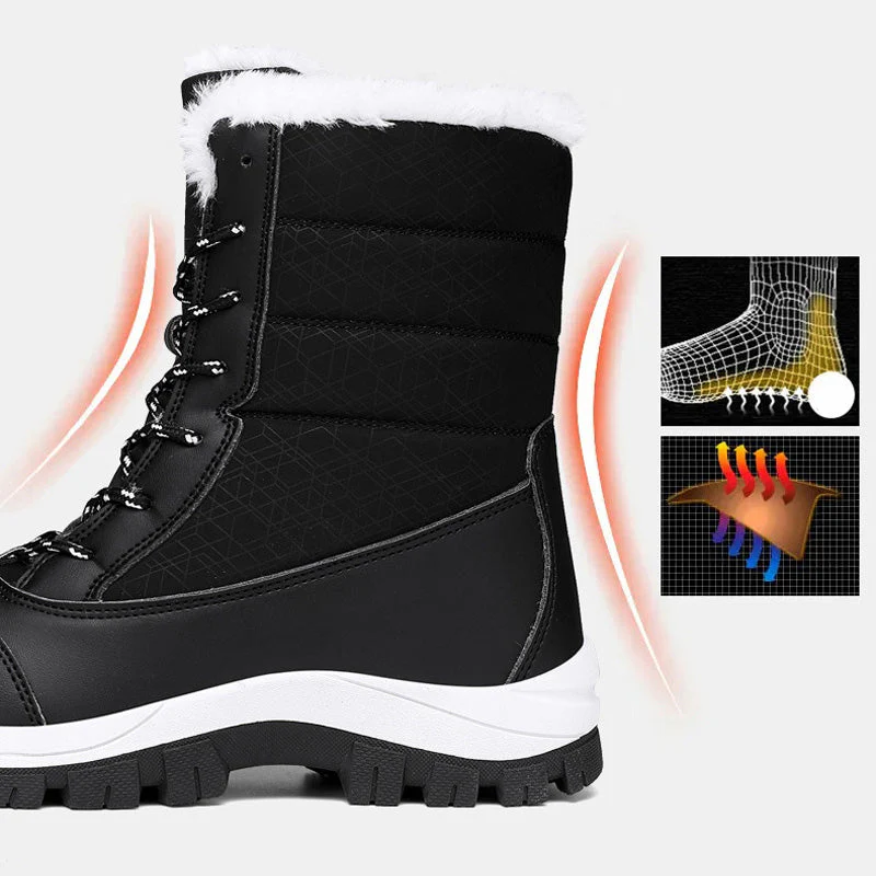 ⏳Limited-time 50% off⏰Women's Waterproof Warm Winter Boots👢❄️