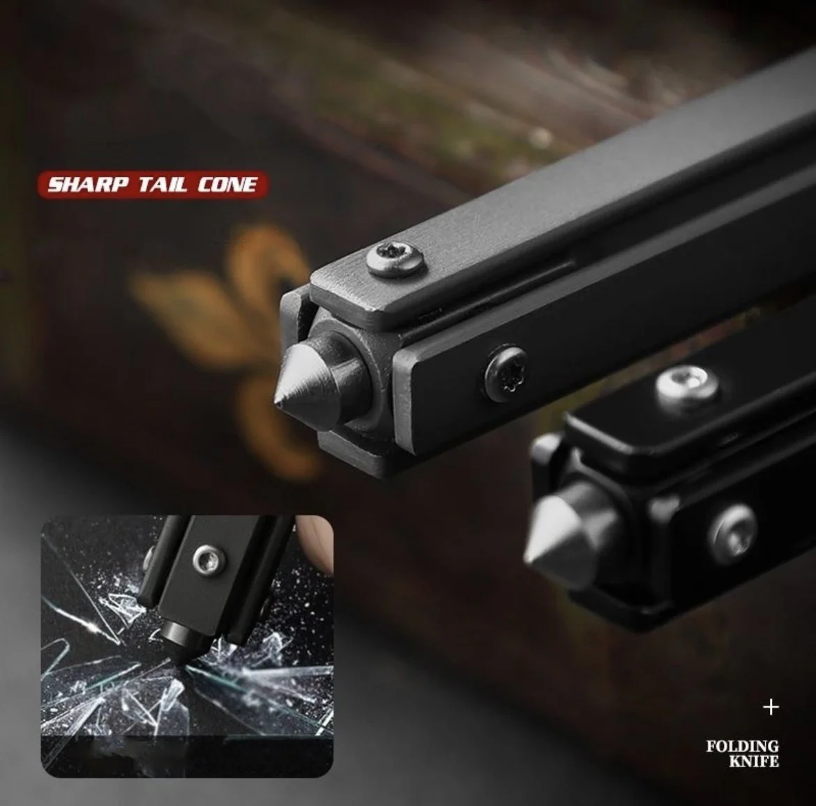 🔥50% discount while supplies last!🎉M390 CNC Folding Broken Window Pocket Knives