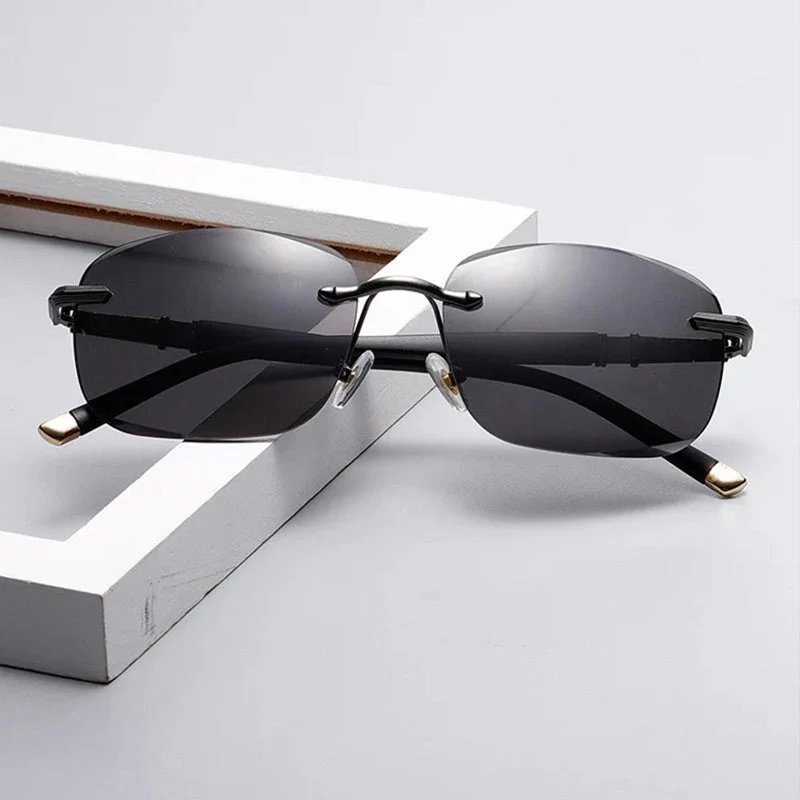 High-definition, frameless, protective sunglasses