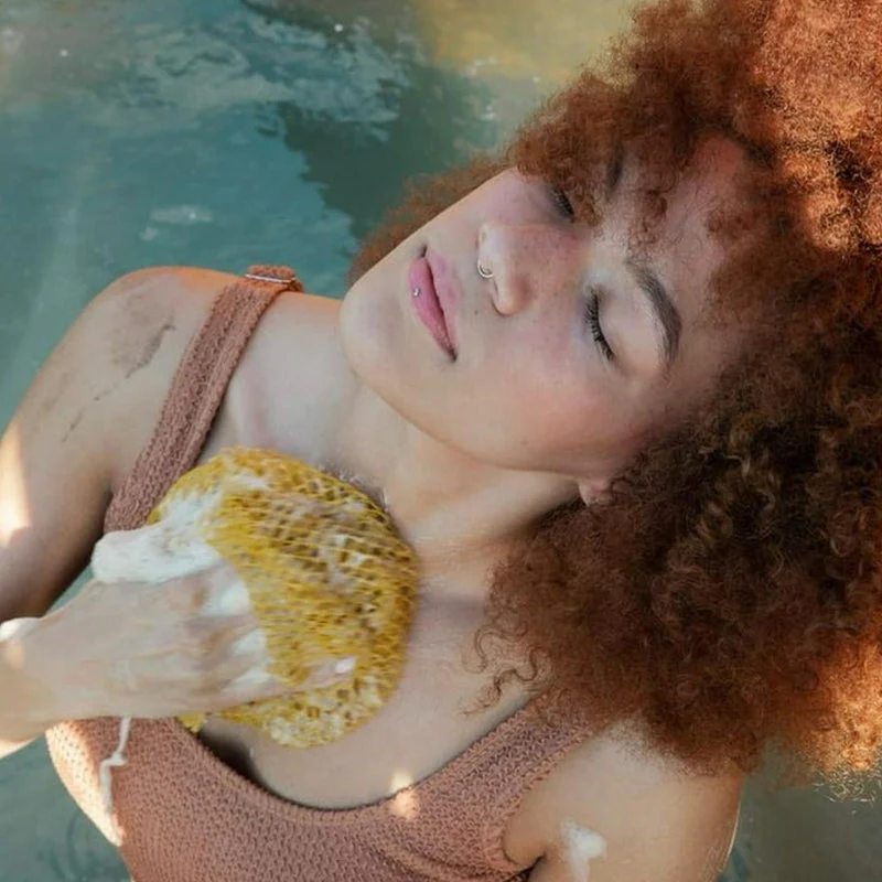 Net Back Scrubber with Rope Handles