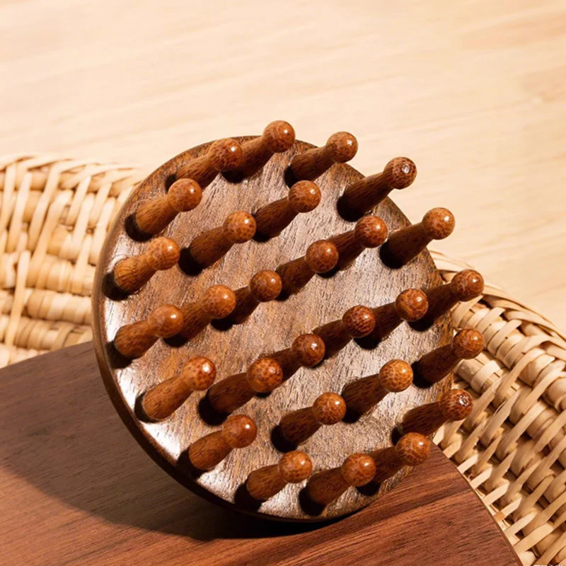 ✨【Natural Sandalwood Massage Comb - Daily Hair Care & Relaxation】✨