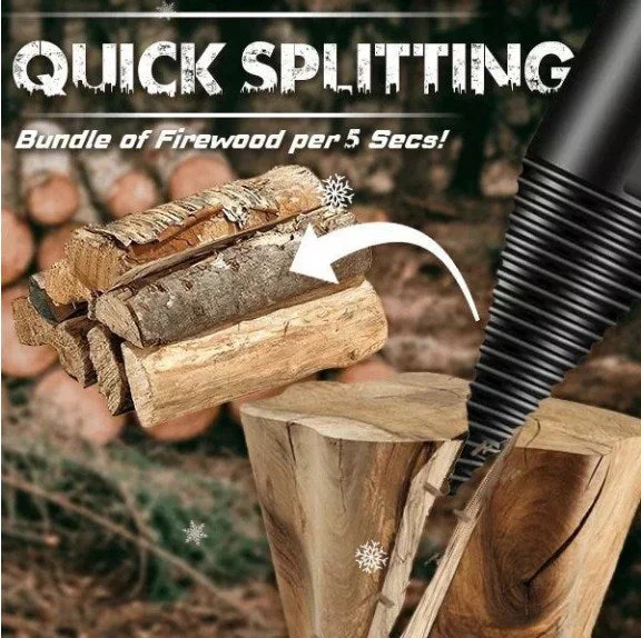 ✨【Hex Shank Firewood Drill Bit - Time-Saving Wood Splitting Essential】✨