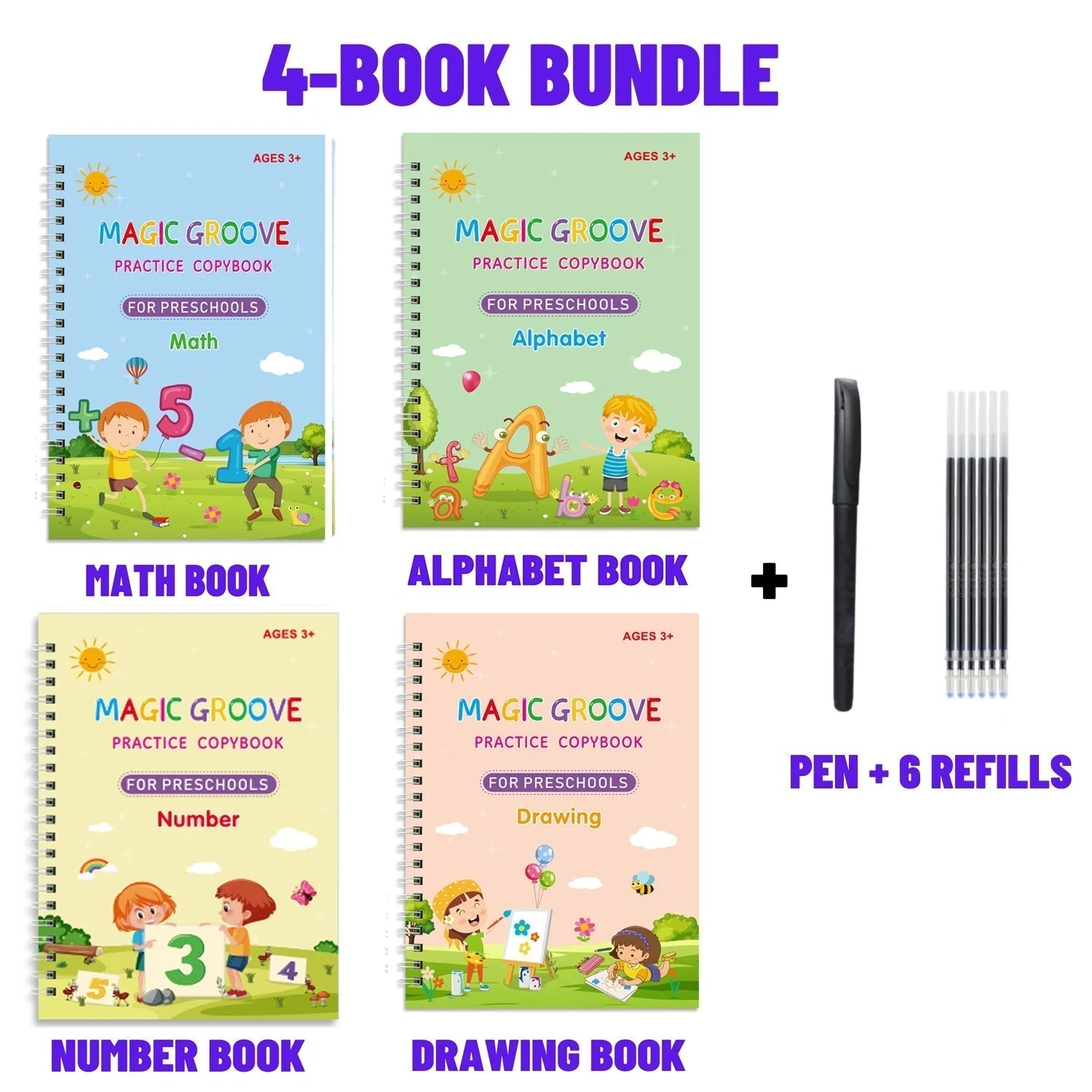 ⏳LIMITED SALE 60% OFF🔥📓Children's Magic Copybooks
