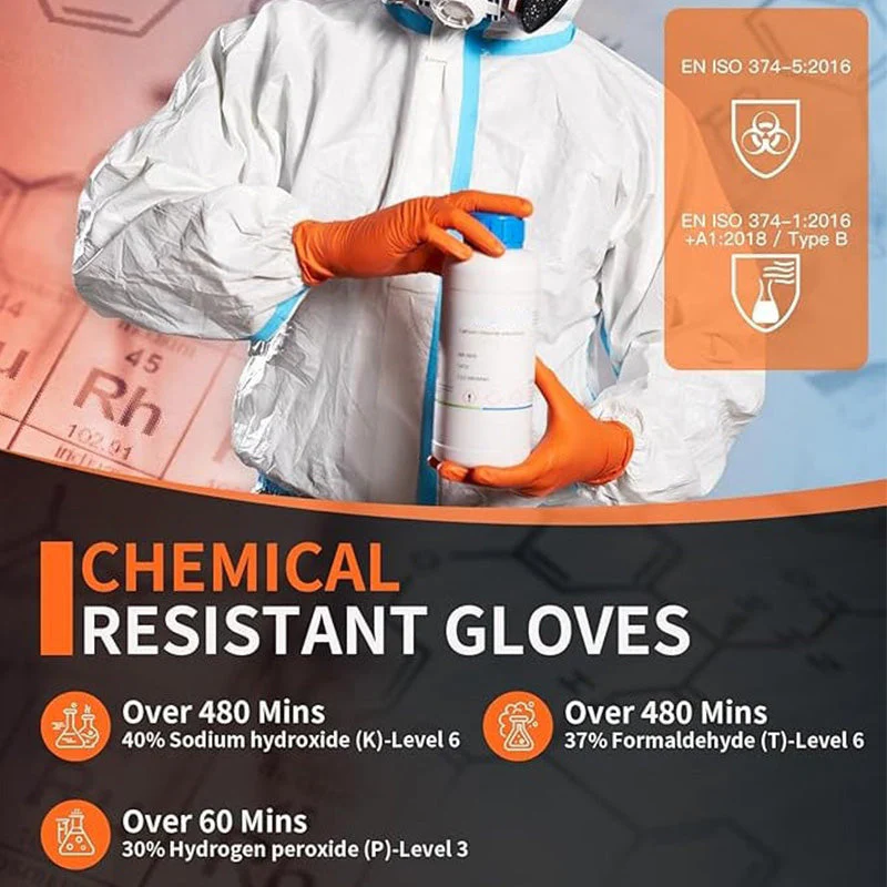 Super wear-resistant nitrile gloves 30 PCS