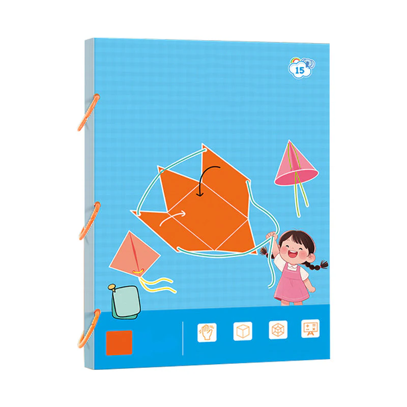 ⏰Last Day Promotion 50% OFF👶✨Pull String 3D Geometry Learning Book