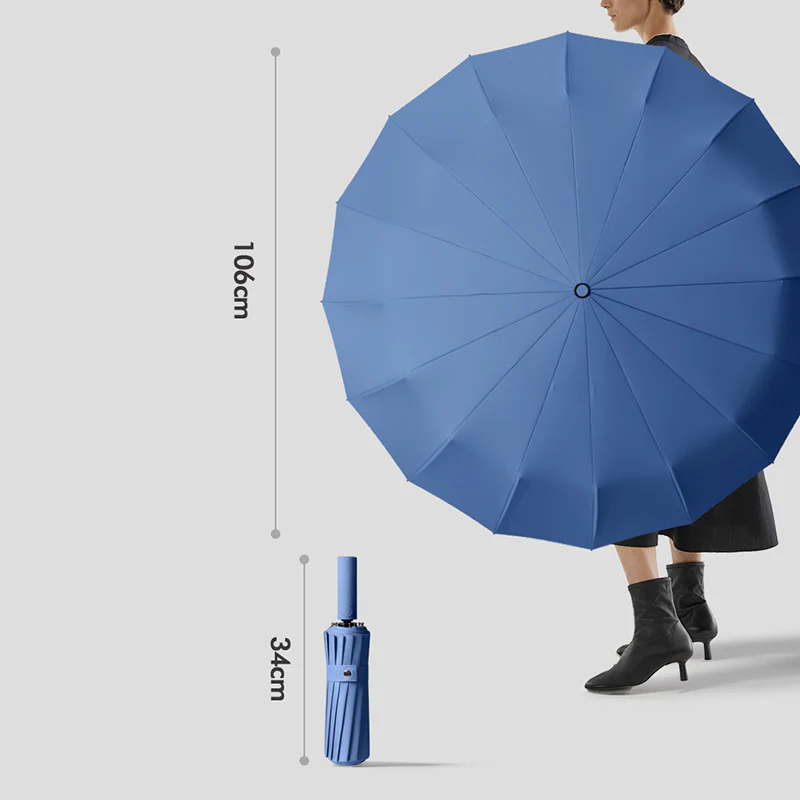 Windproof Automatic Umbrella with UV Protection