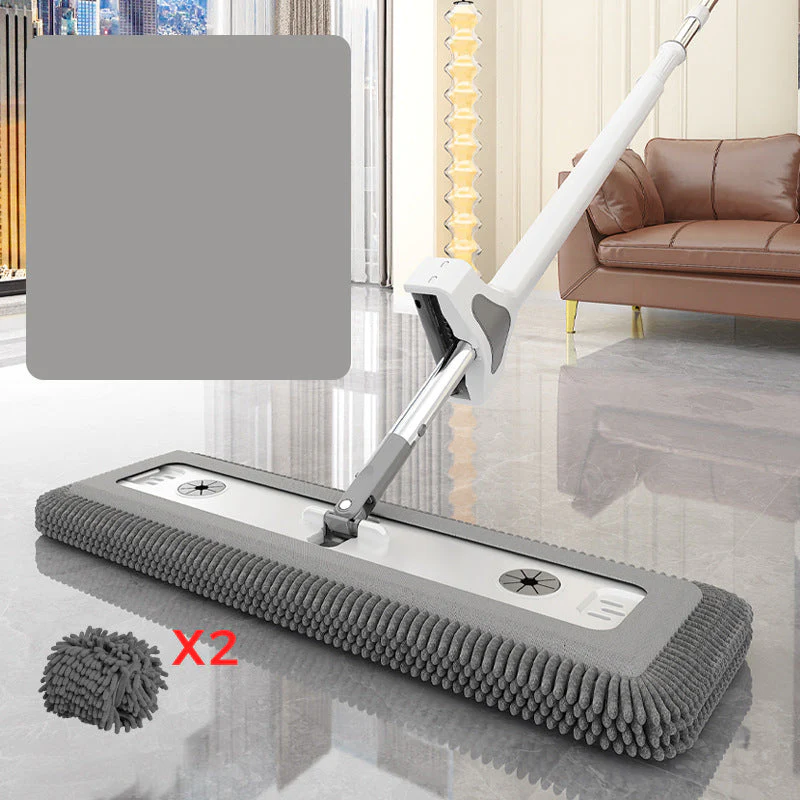 Hands-Free Self-Wringing Mop - Spin Dry Without Touting Dirty Water