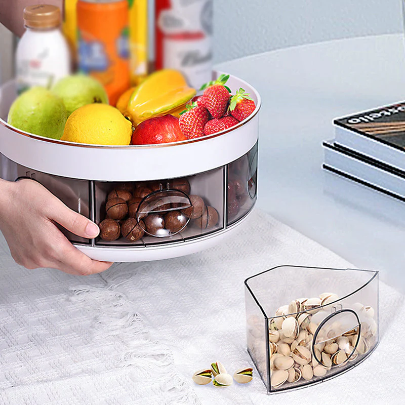 360° Rotating Double-Layer Spice Organizer