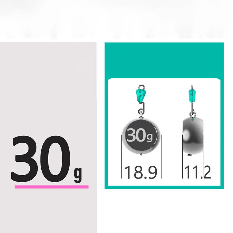 🎣 No Roll Sinker – Stay Put, Catch More Fish 🌊