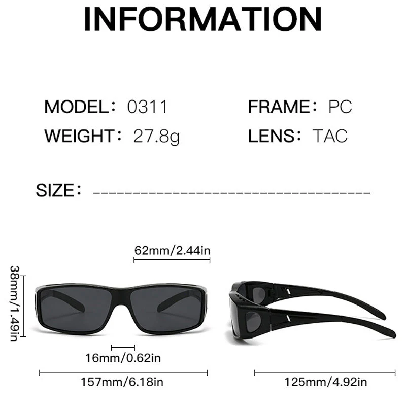 Unisex Fashion Polarized Sunglasses