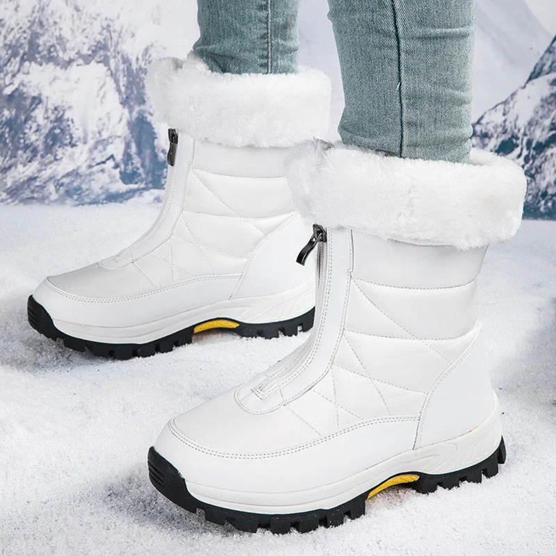 Women’s Non-Slip Warm Zipper Snow Boots