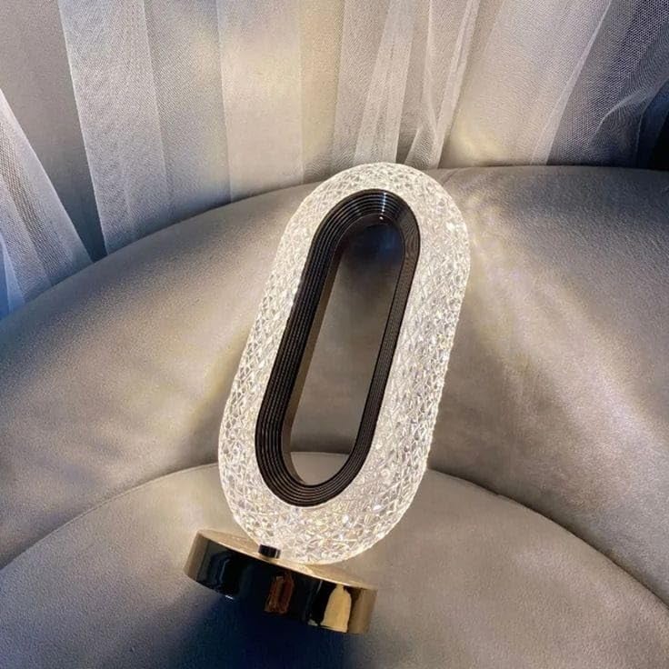 ✨Luxury Crystal USB LED Desktop Night Lamp | Dimmable