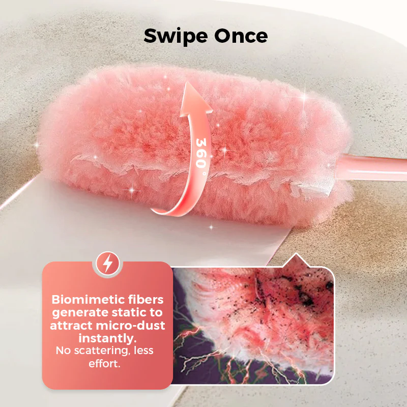 Folable & Washable Duster for Surface Cleaning