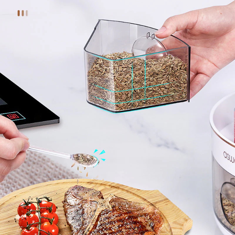 360° Rotating Double-Layer Spice Organizer