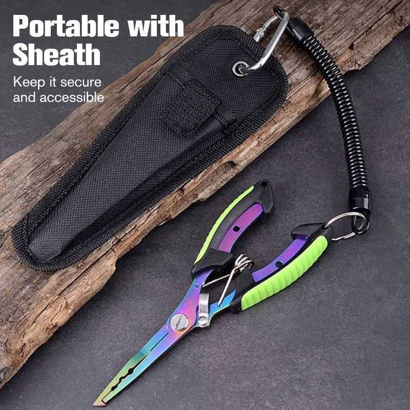 Multifunction Stainless Steel Fishing Pliers with Sheath
