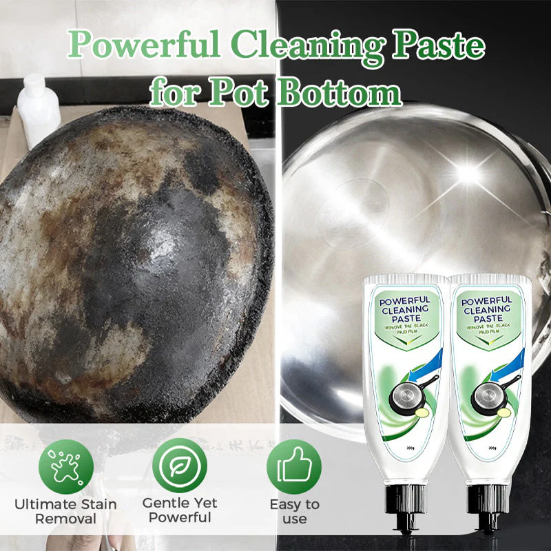 Powerful Cleaning Paste for Pot Bottom