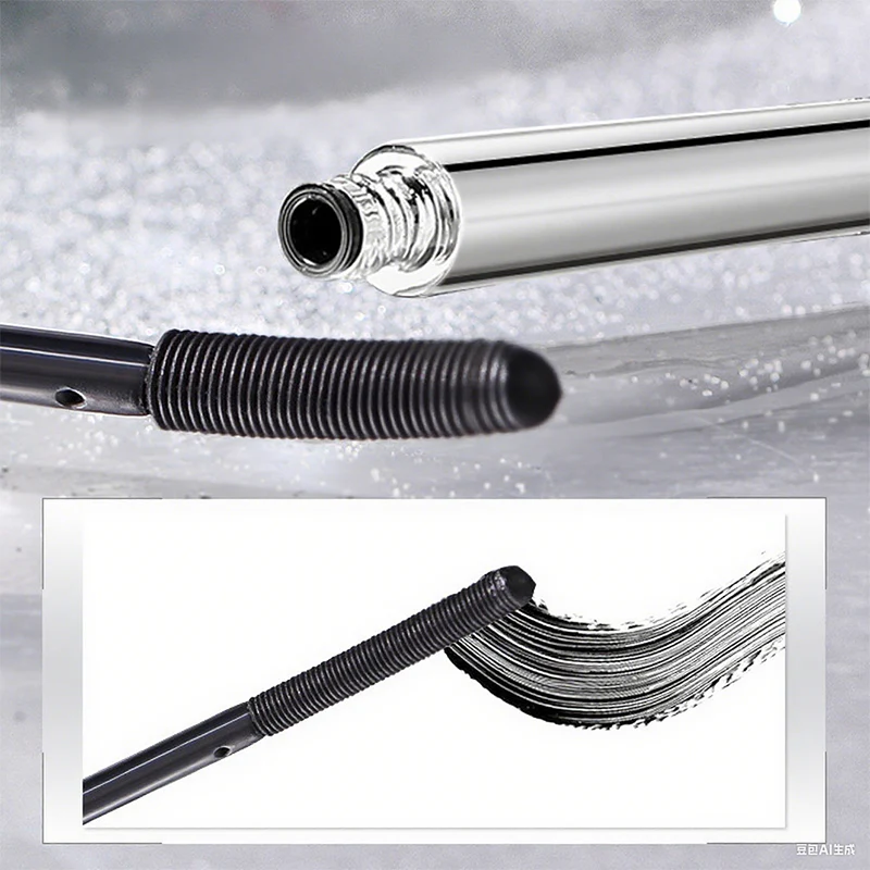 ✨Waterproof mascara with fibers – instantly lengthens and curls lashes