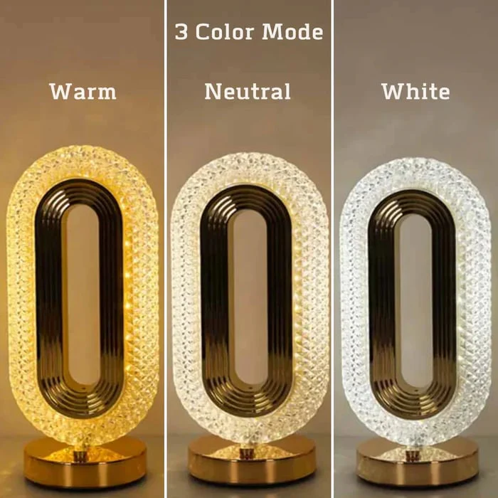✨Luxury Crystal USB LED Desktop Night Lamp | Dimmable