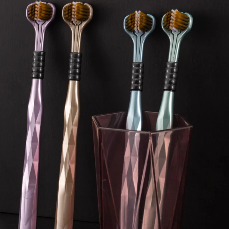 HOT SALE🦷Three-headed multi-angle cleaning toothbrush