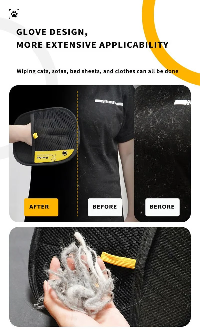🔥Buy 2 Get 1 Free🔥✨ Pet Hair Remover Electrostatic Gloves