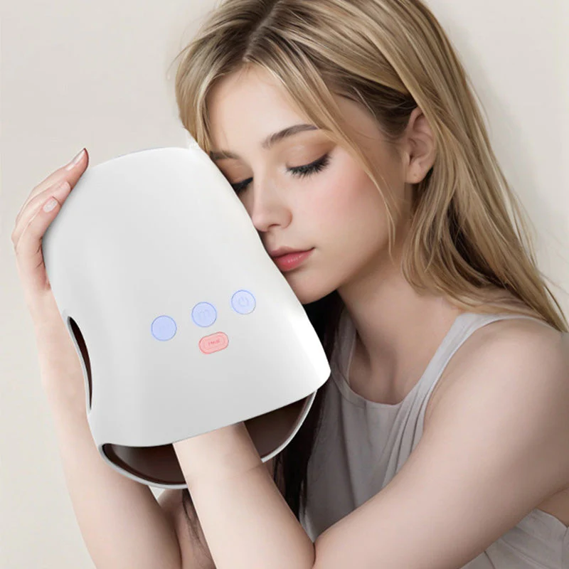 3-Speed Cordless Hand Massager with Heat & Compression