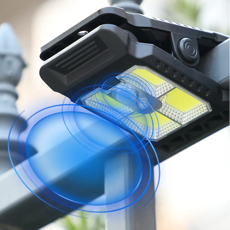 Outdoor Solar Clip Light with Motion Sensor