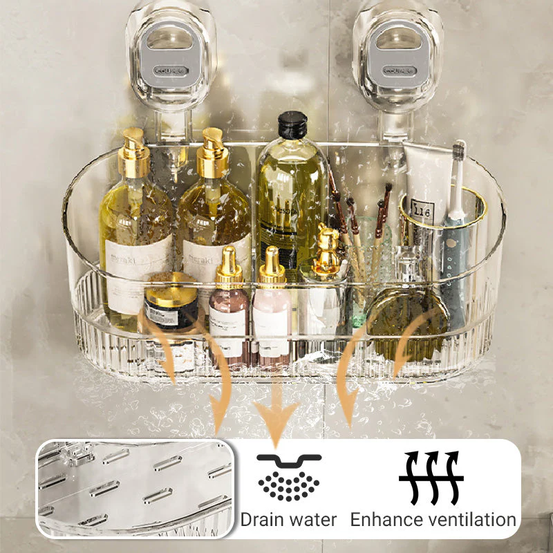 🔥New Upgrade 🍃Hot Sale 50% Off🔥Suction Cup Storage Rack with Drain Hole【Factory direct sales】