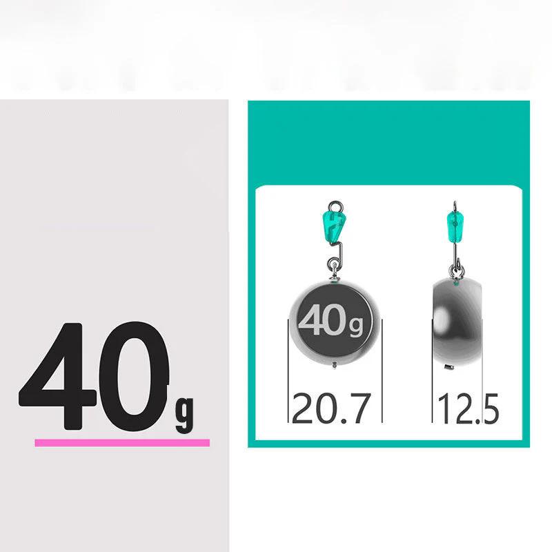 🎣 No Roll Sinker – Stay Put, Catch More Fish 🌊