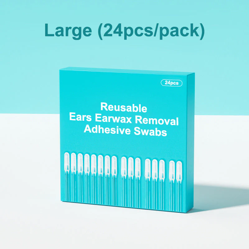 Reusable Earwax Removal Adhesive Swabs