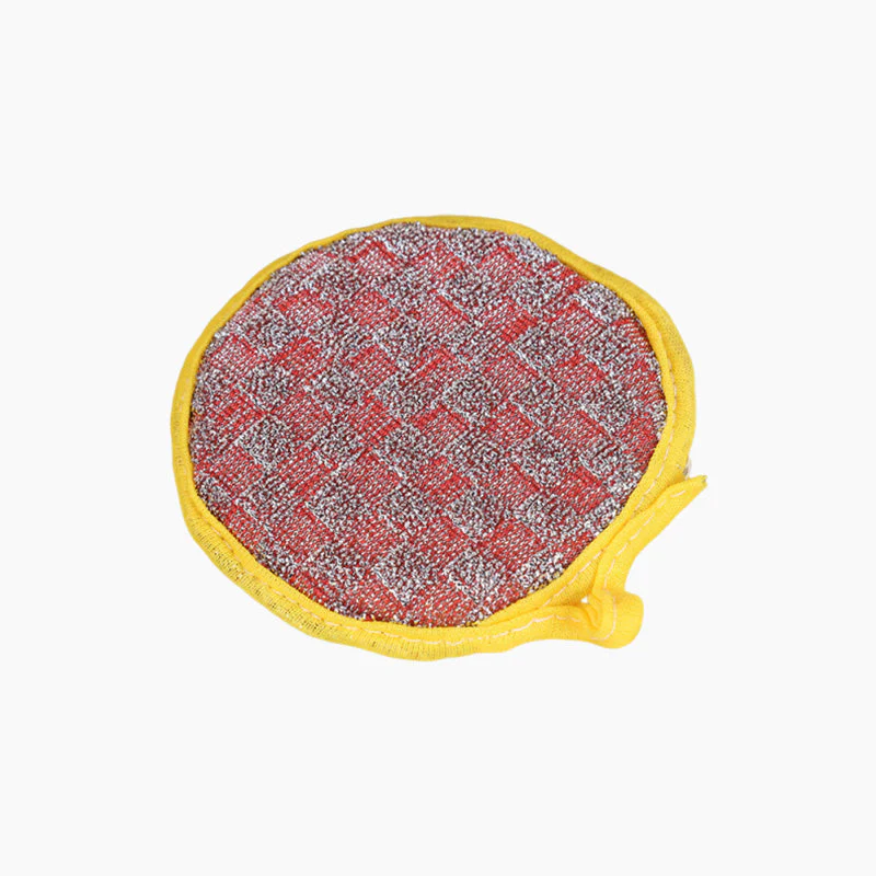 Double-Sided Round Dishwashing Sponge