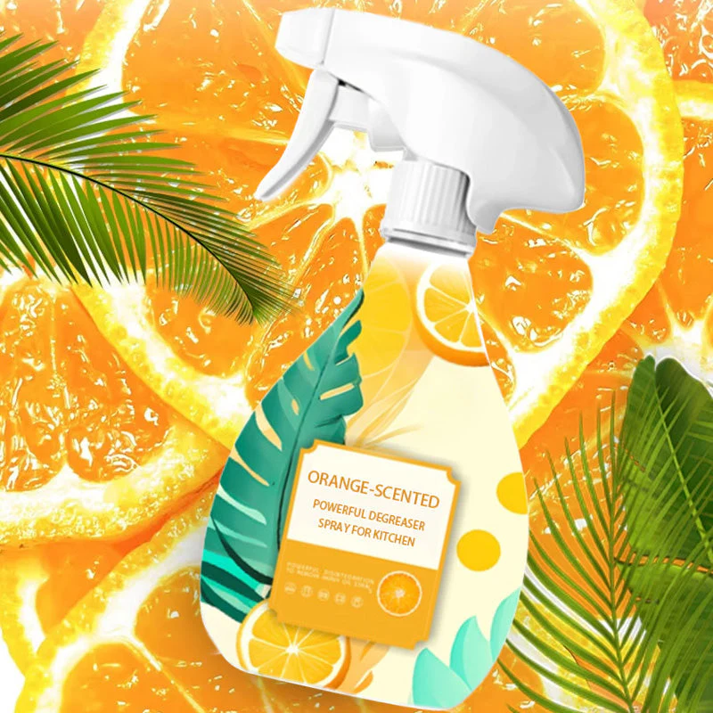 Orange-Scented Powerful Degreaser Spray for Kitchen