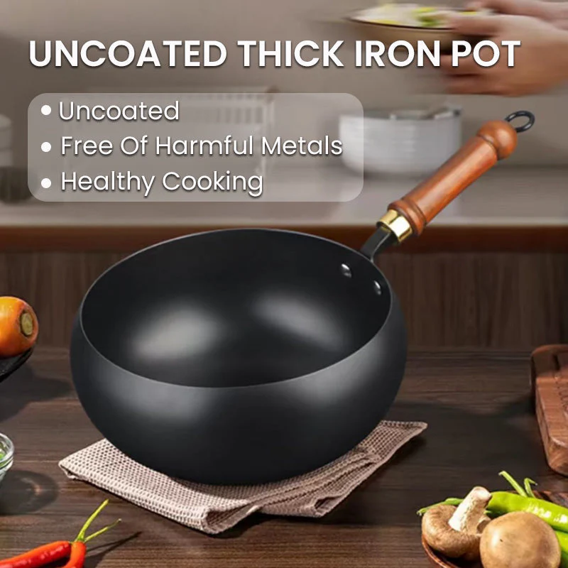 🚀50% OFF Today🍳Flash Sale🔥Professional-Grade Uncoated Iron Po⏳