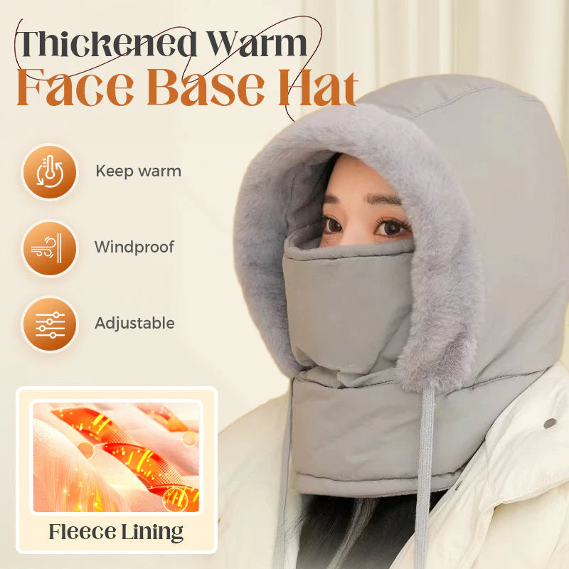 ☃️Plush-lined Thickened Thermal Hat with Face Mask for Men and Women
