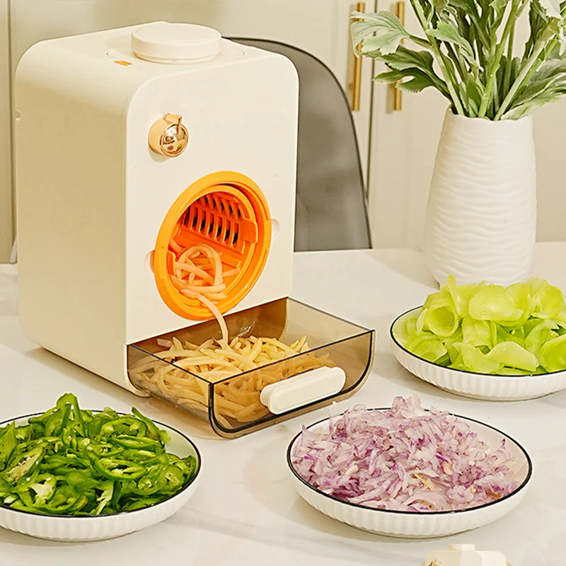 Multifunctional Electric Vegetable Slicer & Shredder for Kitchen