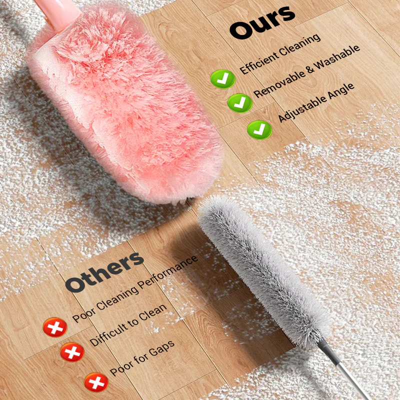Folable & Washable Duster for Surface Cleaning